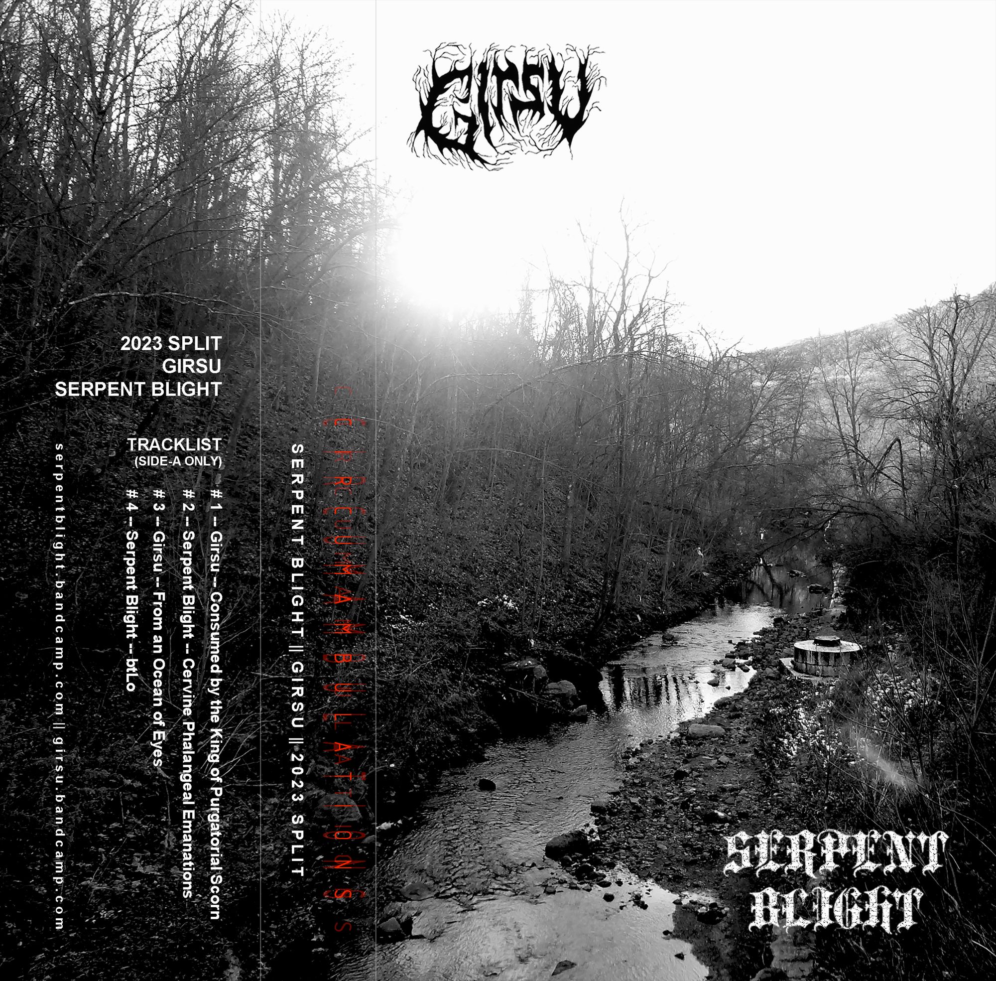 Split EP | "Circumambulations" - By Girsu / Serpent Blight